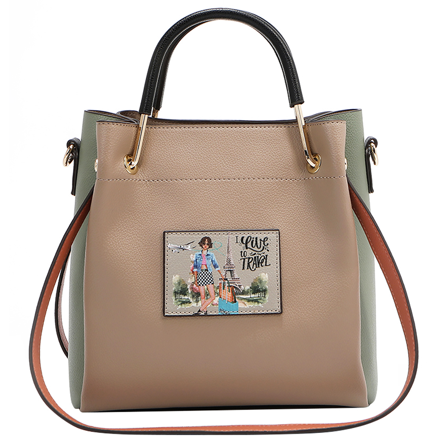 NK12929 I LIVE TO TRAVEL - New Arrival Purses - Fashion World